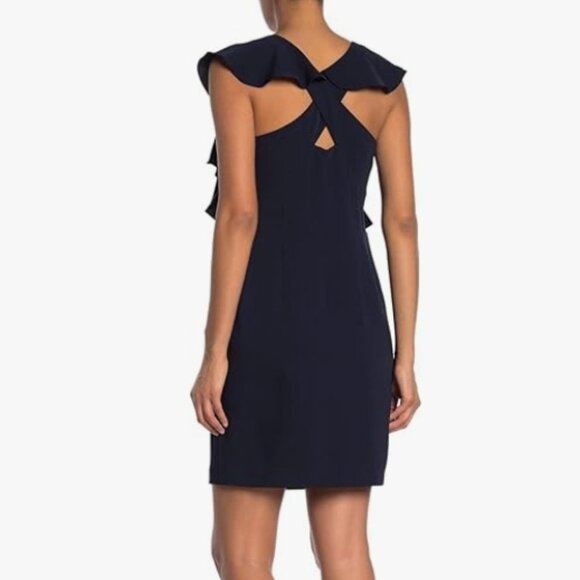 Trina Turk – Izumi Ruffle Dress INDIGO - Picture 2 of 3
